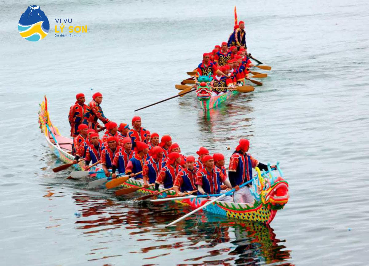 Lễ hội đua thuyền Tứ linh ở Lý Sơn - Di sản văn hóa đáng tự hào